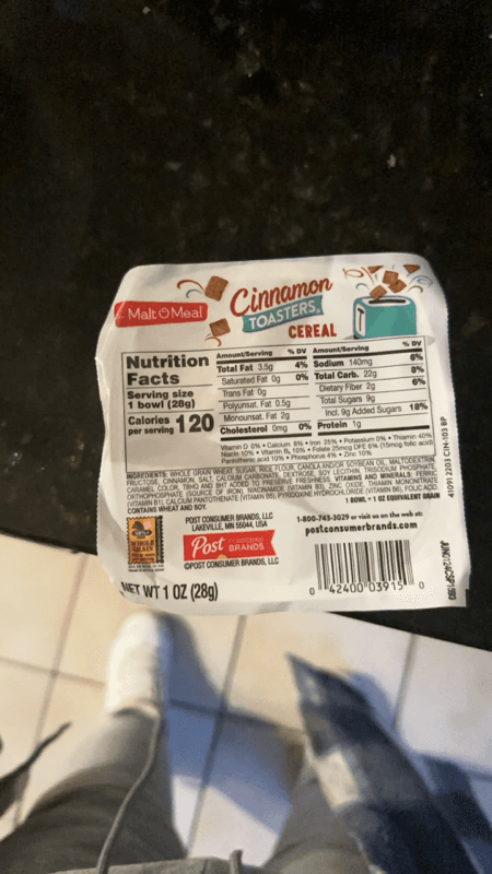 Malt O Meal Cinnamon Toaster Cereal