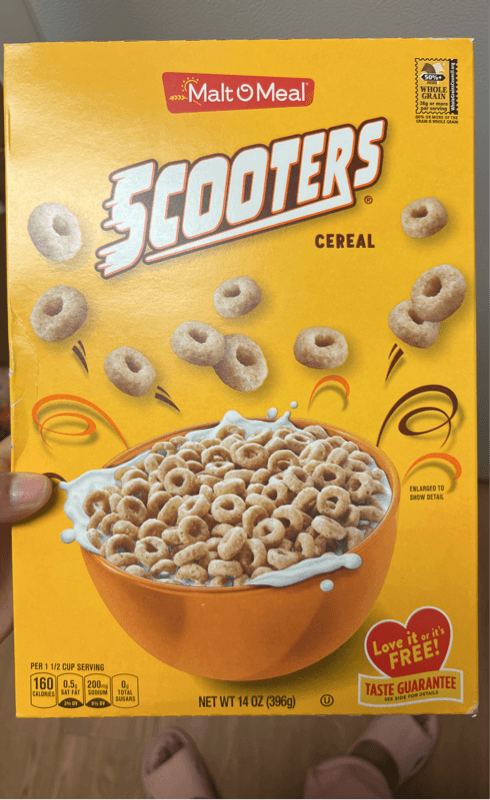 Malt O Meal Scooters Cereal