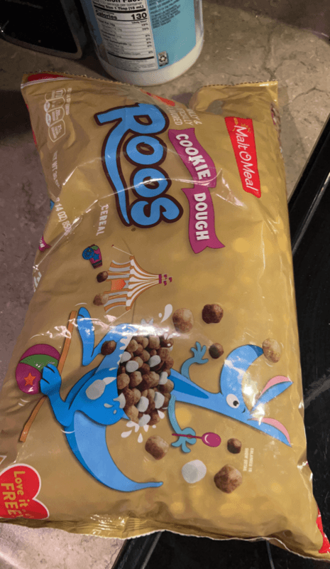 Malt O Meal Cookie Dough Roos Cereal