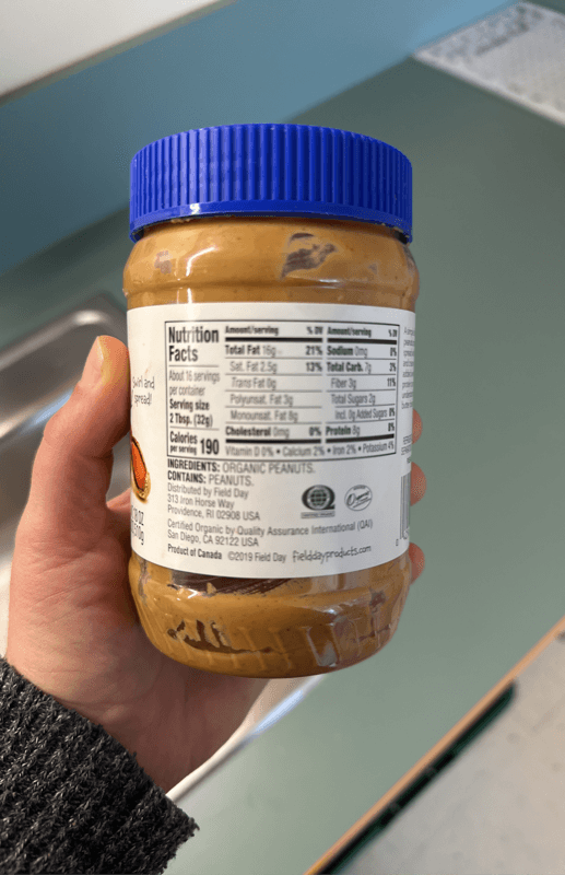 Field Day Organic Smooth & Unsalted Peanut Butter