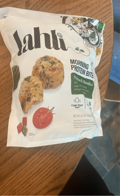 Lahli Morning Protein Bites Spinach Rustica