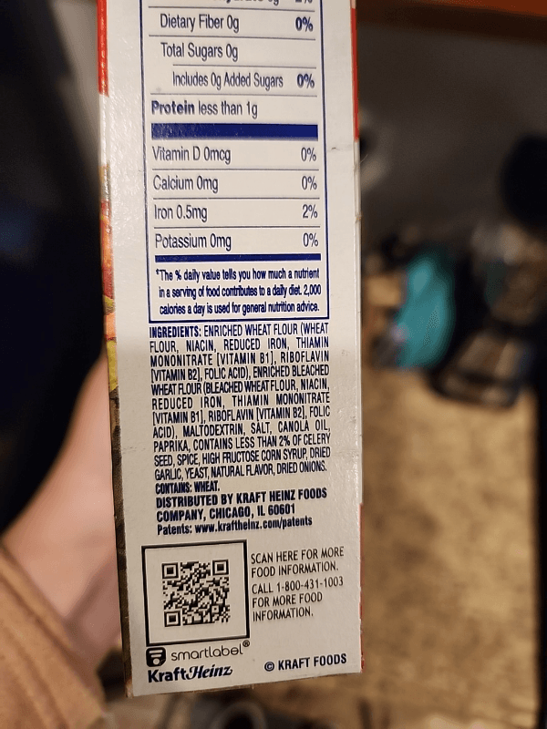 Is it Mushroom Free? Shake 'n Bake Original Chicken