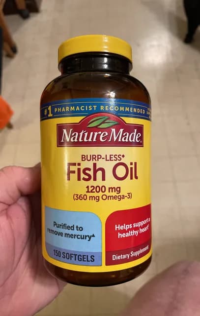 Nature Made Burp-Less Fish Oil Softgels
