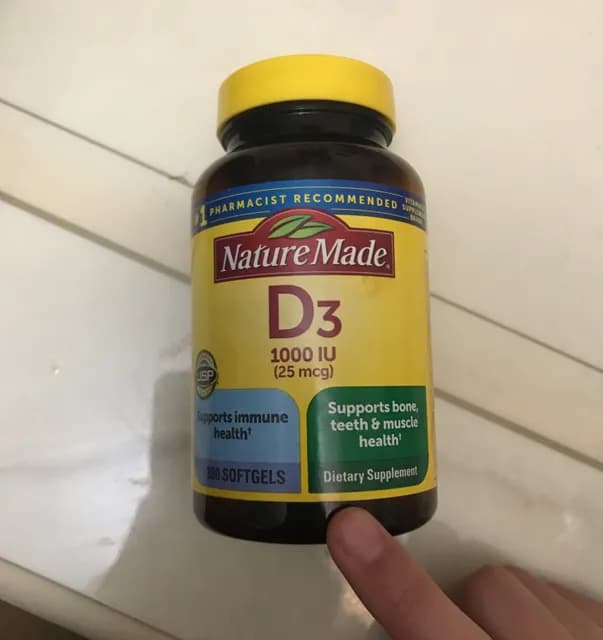Nature Made D3 1000 Iu (25 Mcg
