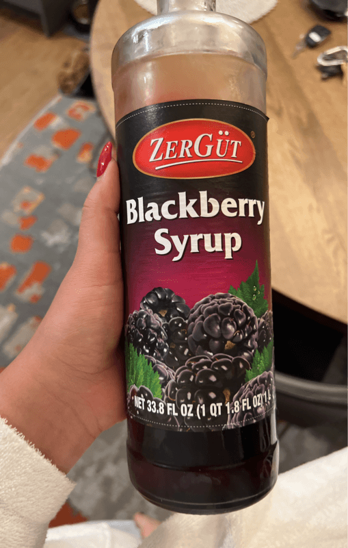 Zergut Blackberry Syrup