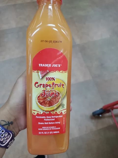 Trader Joe'S 100% Grapefruit Juice