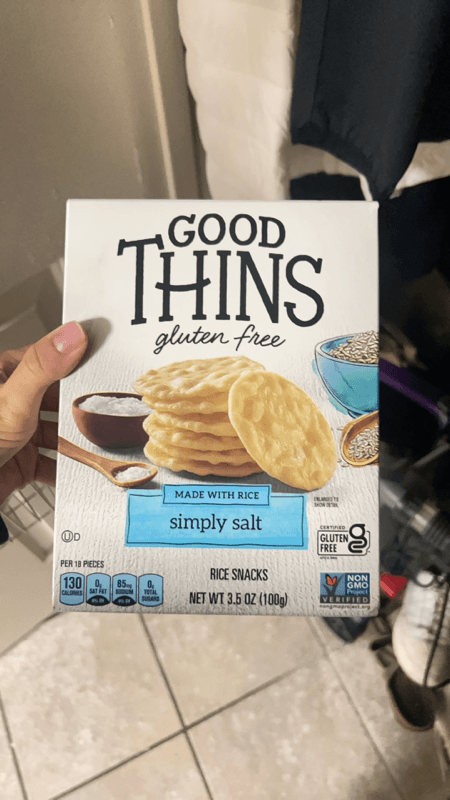 Is it Lupin Free? Good Thins Simply Salt Oat Rice Snacks
