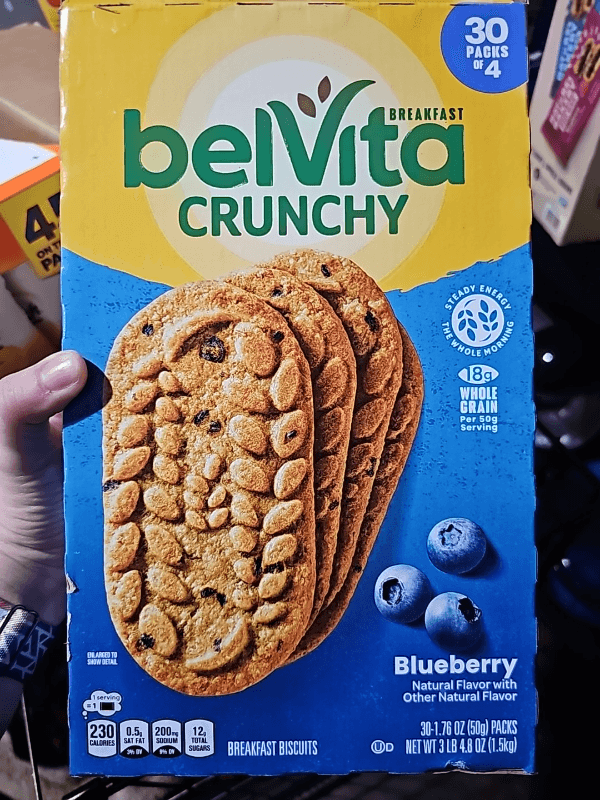Belvita Crunchy Breakfast Biscuits Blueberry