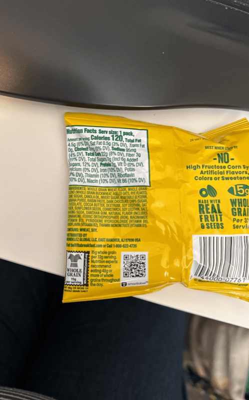 Belvita Energy Snacks Bites Banana, Dark Chocolate & Sunflower Seed