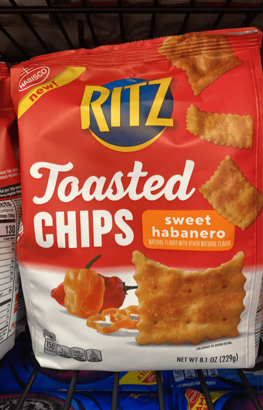 Nabisco Ritz Toasted Chips Sweet Habanero