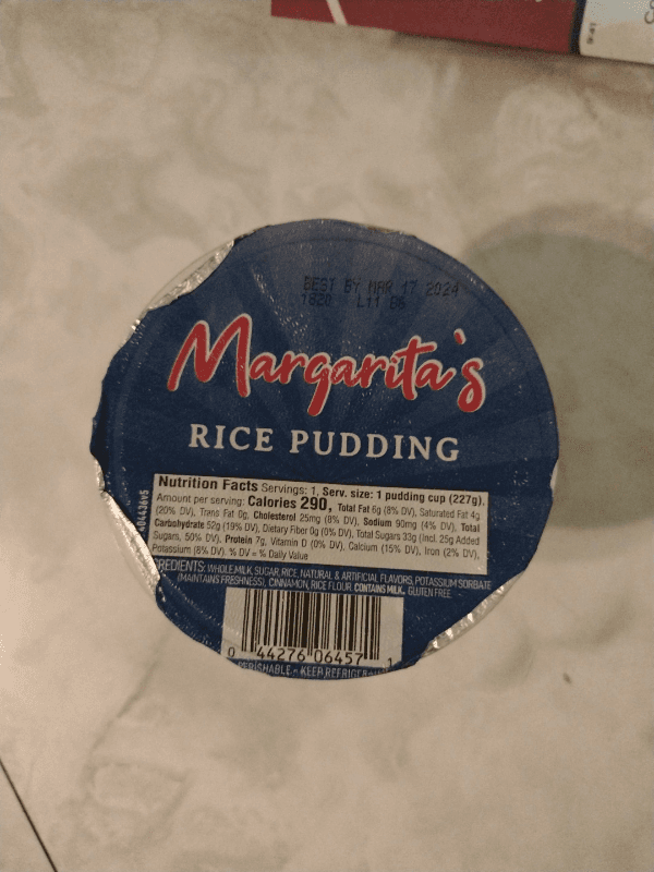 Margarita'S Rice Pudding