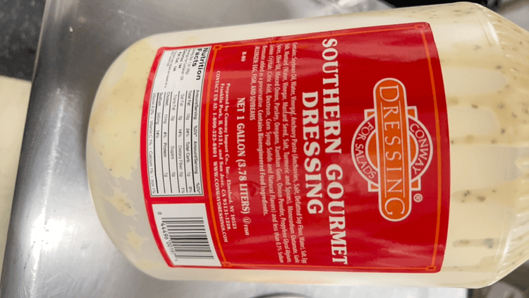 Conway Dressing For Salads Southern Gourmet Dressing, 1 Gallon