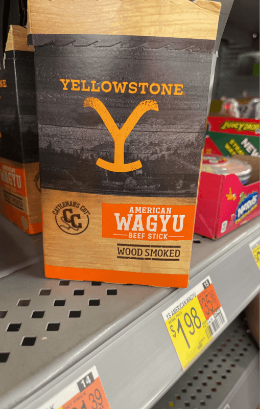 Cattleman'S Cut Yellowstone American Wagyu Beef Stick Wood Smoked