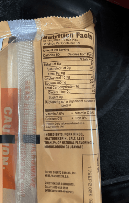 Lowrey'S Microwave Pork Rinds (Chicharrones) Original