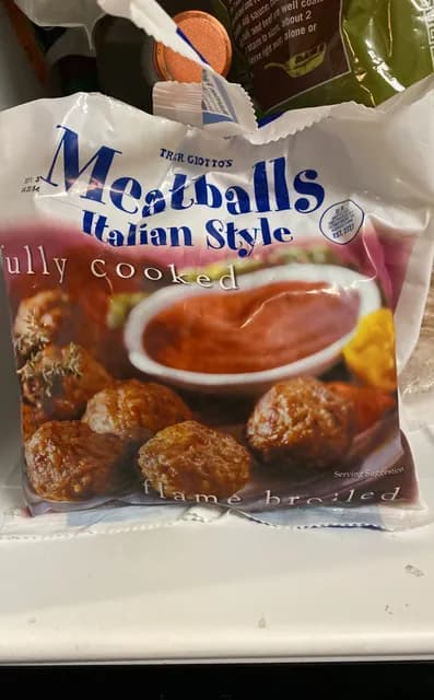 Trader Giotto'S Meatballs Italian Style