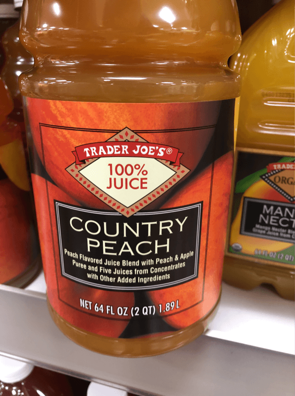 Trader Joe'S Country Peach 100% Juice