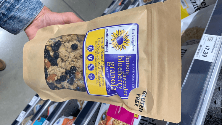 The Bungalow Picnic Company Lemon Lavender Blueberry Granola