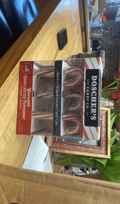 Doscher'S Candy Co. Gourmet Hand-Crafted Peppermint Candy Canes