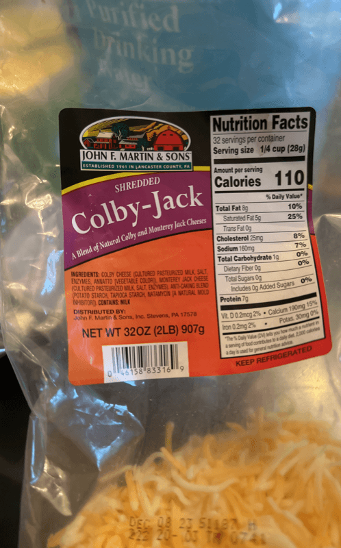 John F. Martin & Sons Shredded Colby Jack