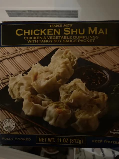 Trader Joe'S Chicken Shu Mai Dumplings With Tangy Soy Sauce
