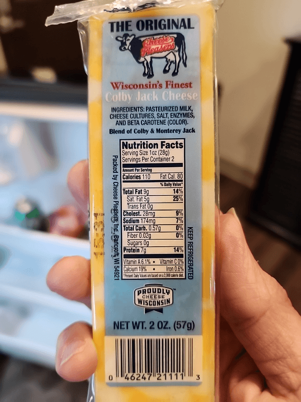 Cheese Pleasers Wisconsin'S Finest Colby Jack Cheese