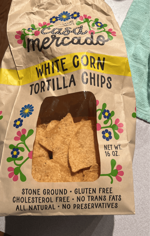 Mariano'S Casa Mercado White Corn Tortilla Chips
