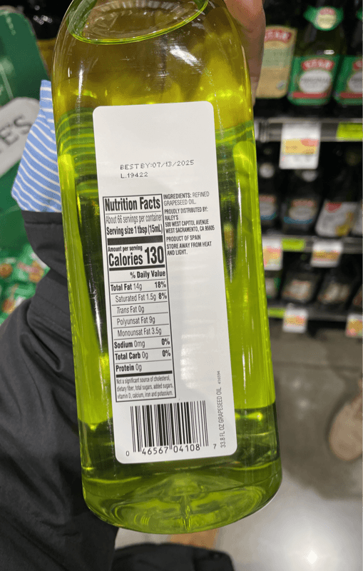 Raley'S Pure Grapeseed Oil