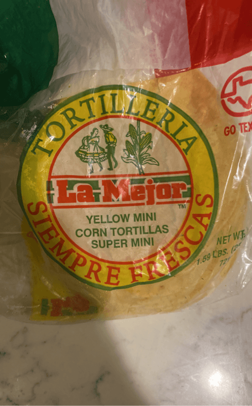 La Mejor Siempre Frescas Yellow Super Mini Corn Tortillas 1.59 Lbs