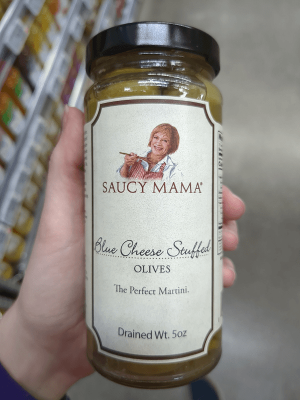 Saucy Mama Blue Cheese Stuffed Olives