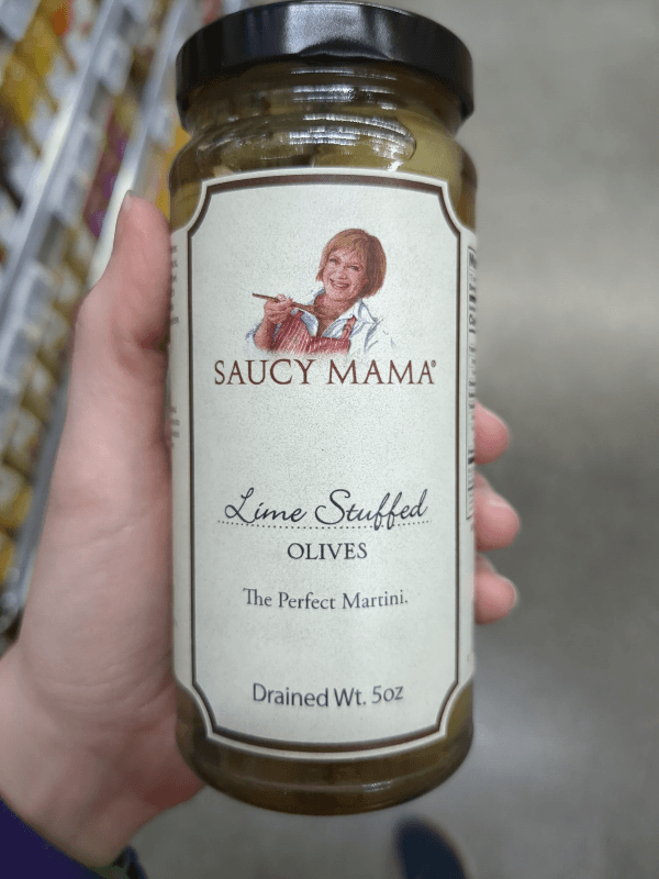 Saucy Mama Lime Stuffed Olives