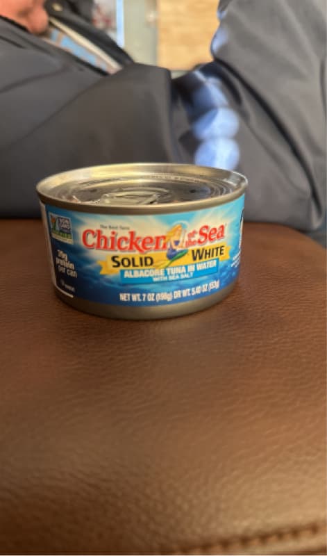 Chicken Of The Sea Solid White Albacore Tuna In Water With Sea Salt