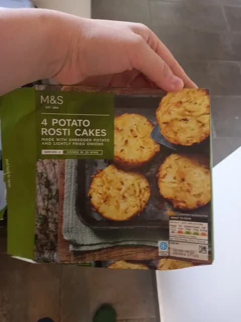 M&S 4 Potato Rosti Cakes