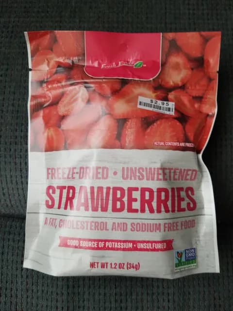 Fresh Finds Freeze-Dried Unsweetened Strawberries