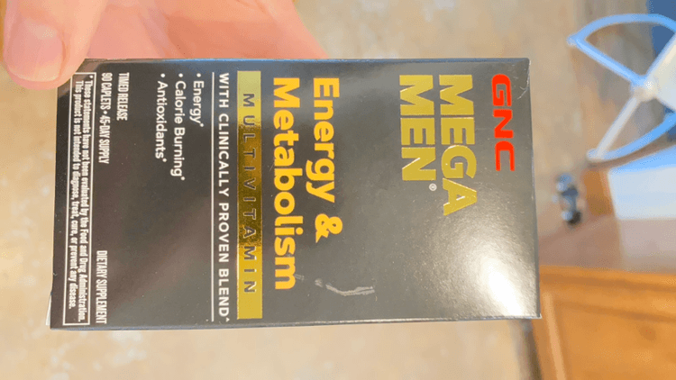 Gnc Mega Men Energy & Metabolism Multivitamin 90 Caplets