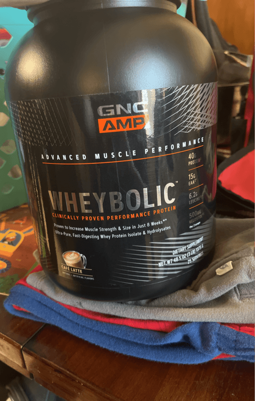 Gnc Amp Wheybolic Protein Powder Cafe Latte Dietary Supplement