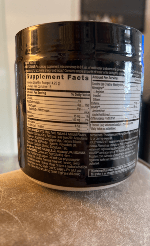 Beyond Raw Lit Pre-Workout Jolly Rancher Cherry