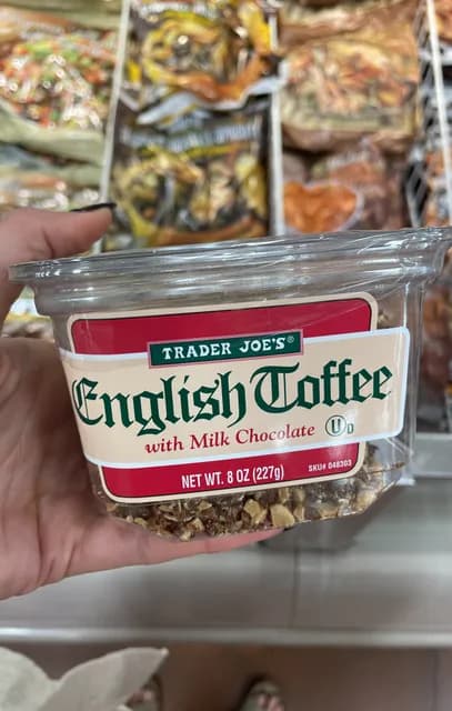 Trader Joe'S English Toffee With Milk Chocolate
