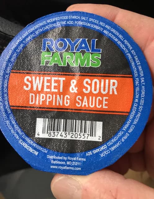Royal Farms Sweet & Sour Dipping Sauce