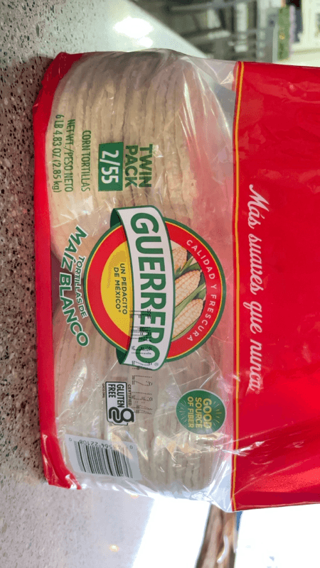 Guerrero Twin Pack 2/55 Corn Tortillas, 2.85 Kg
