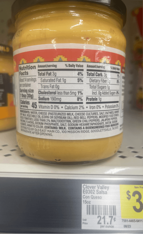 Clover Valley Salsa Con Queso