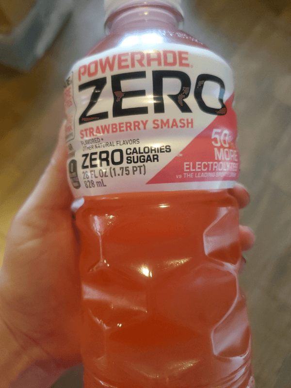 Powerade Zero Strawberry Smash