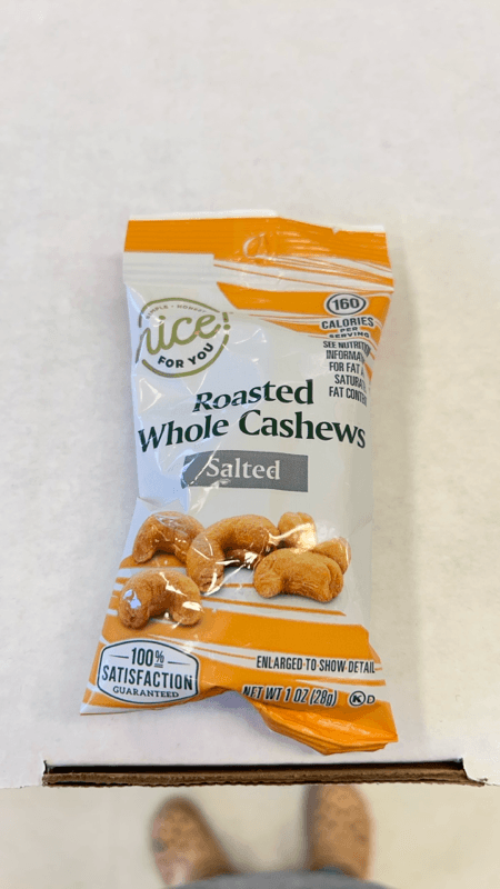 Nice! Roasted Whole Cashews Salted