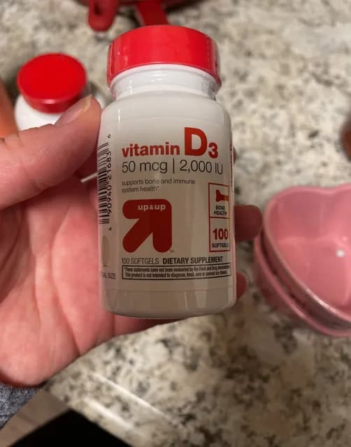 Up & Up Vitamin D3 100 Softgels Dietary Supplement