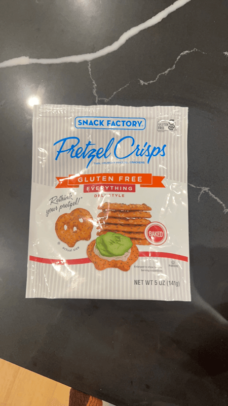 Is it Low Histamine? Snack Factory Pretzel Crisps Deli Style Gluten Free Everything