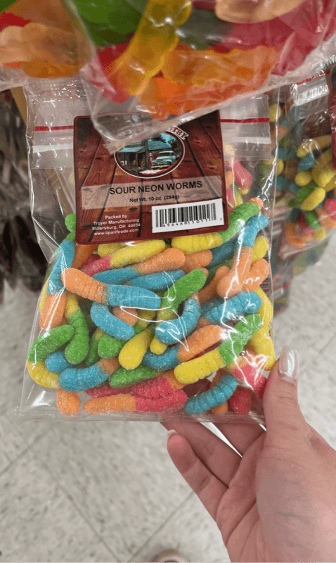 Backroad Country Sour Neon Worms