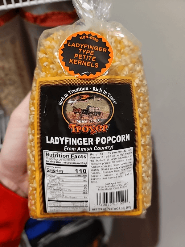 Troyer Ladyfinger Popcorn