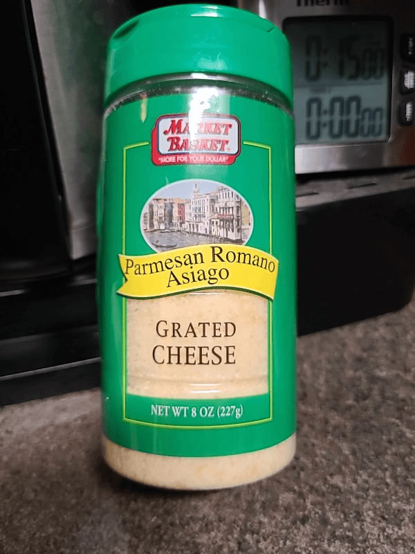 Market Basket Parmesan Romano Asiago Grated Cheese