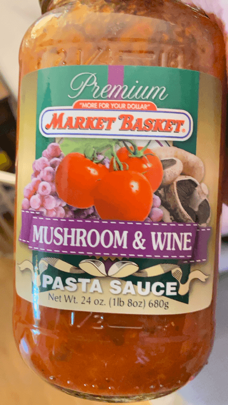 Market Basket Mushroom & Wine Pasta Sauce