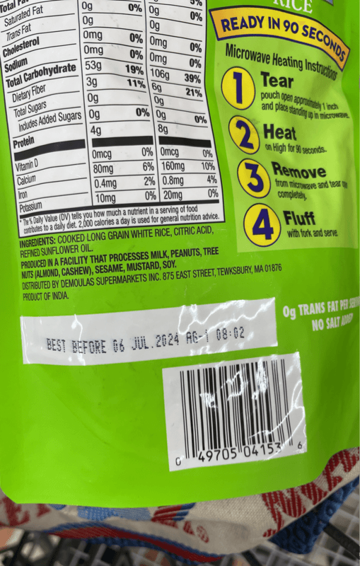 Market Basket Long Grain White Rice