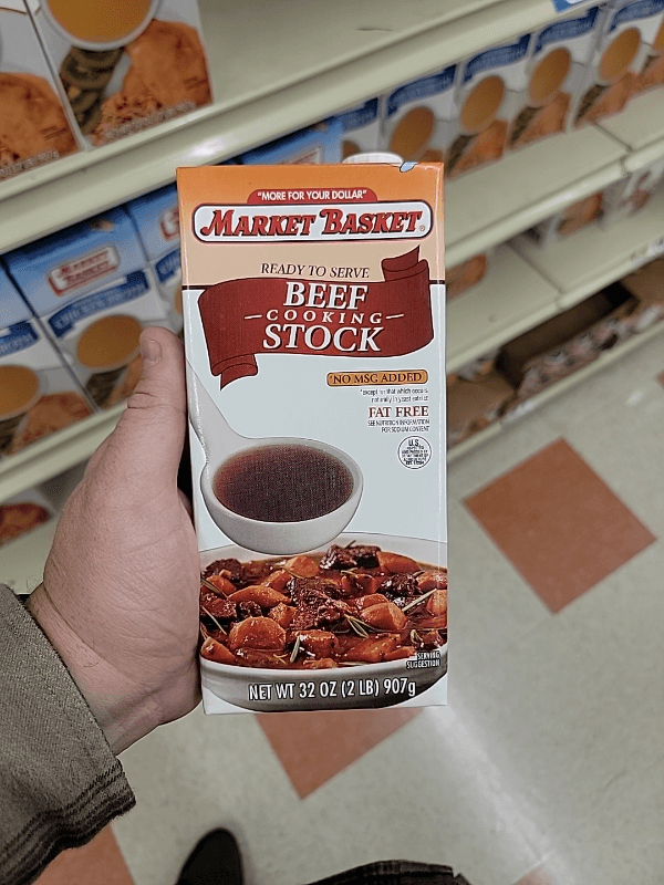 Market Basket Beef Cooking Stock